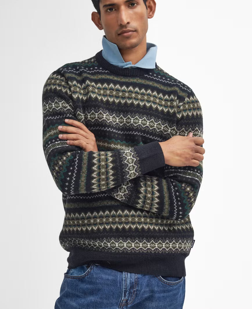 BARBOUR - CASE FAIR ISLE CREW NECK