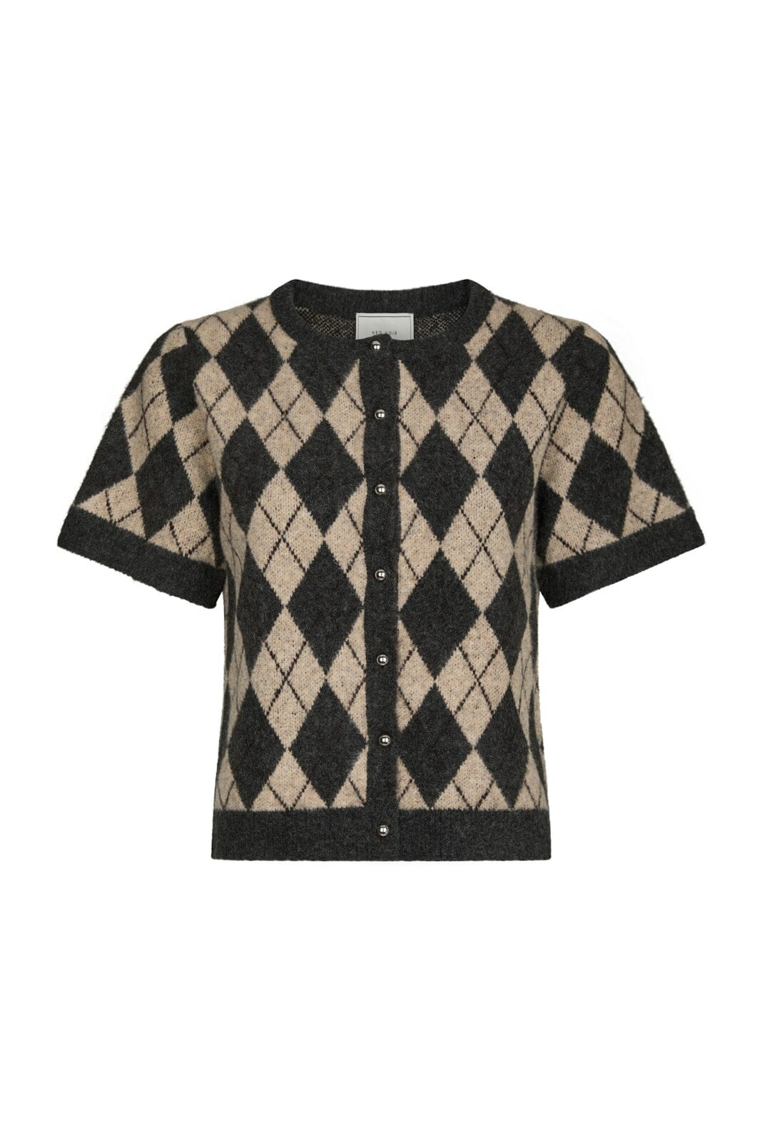 ALLESTAR CHECK KNIT CARDIGAN 123 BEIGE