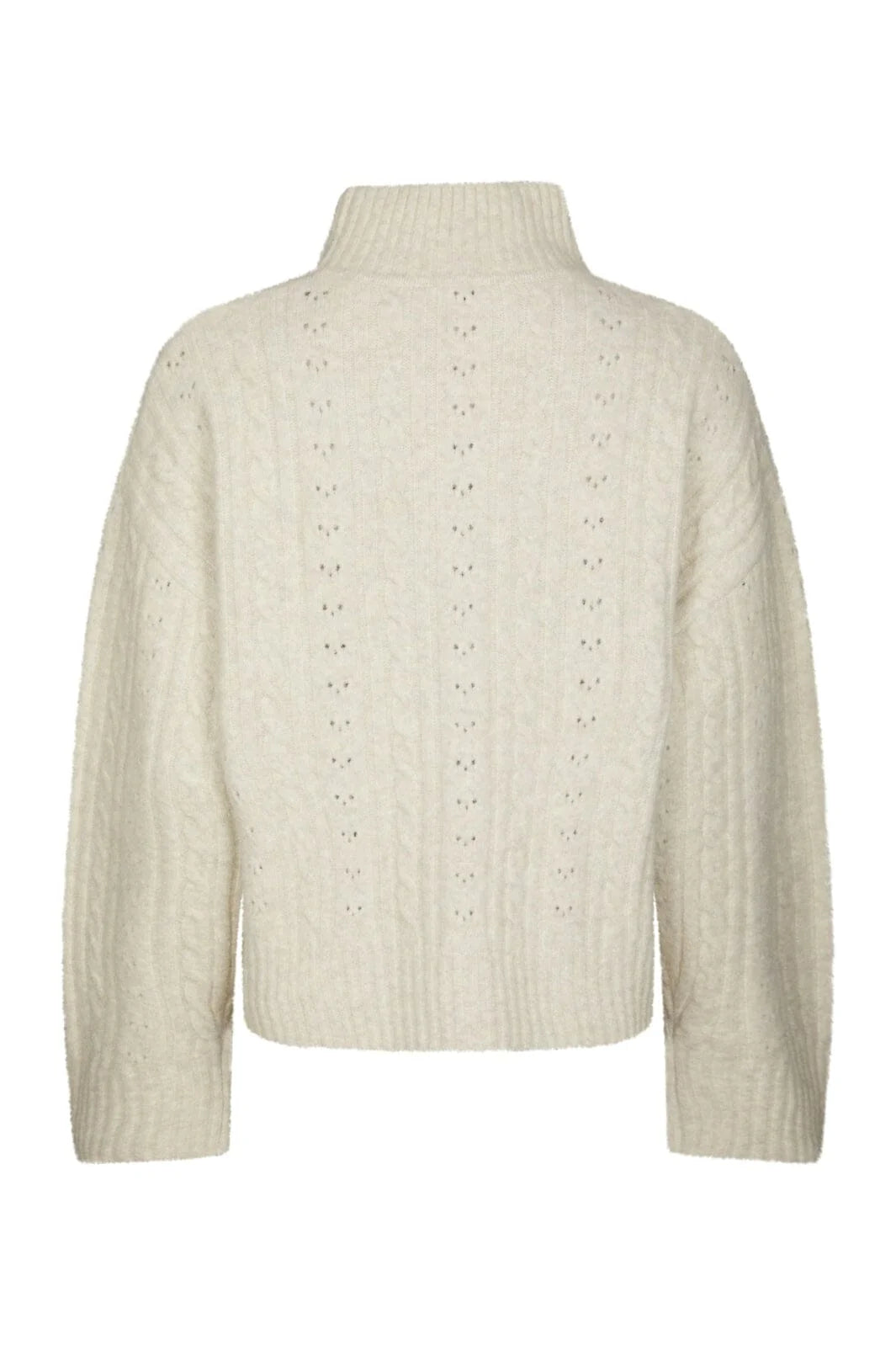 ANDA CABLE KNIT BLOUSE