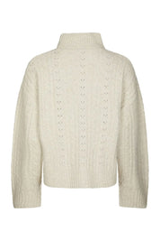 ANDA CABLE KNIT BLOUSE
