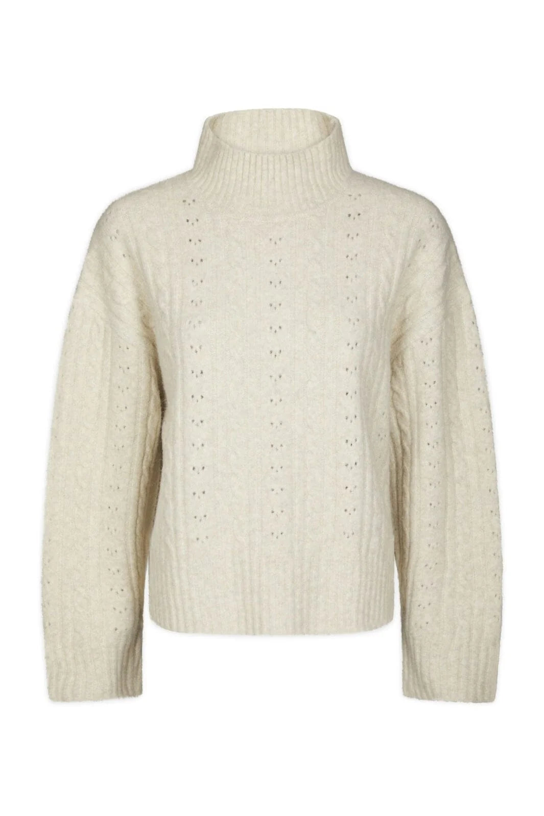 ANDA CABLE KNIT BLOUSE