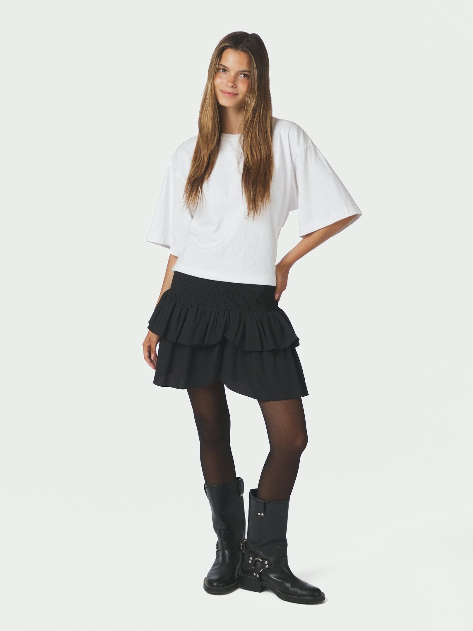Carin R Skirt - 100 BLACK