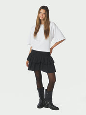 Carin R Skirt - 100 BLACK