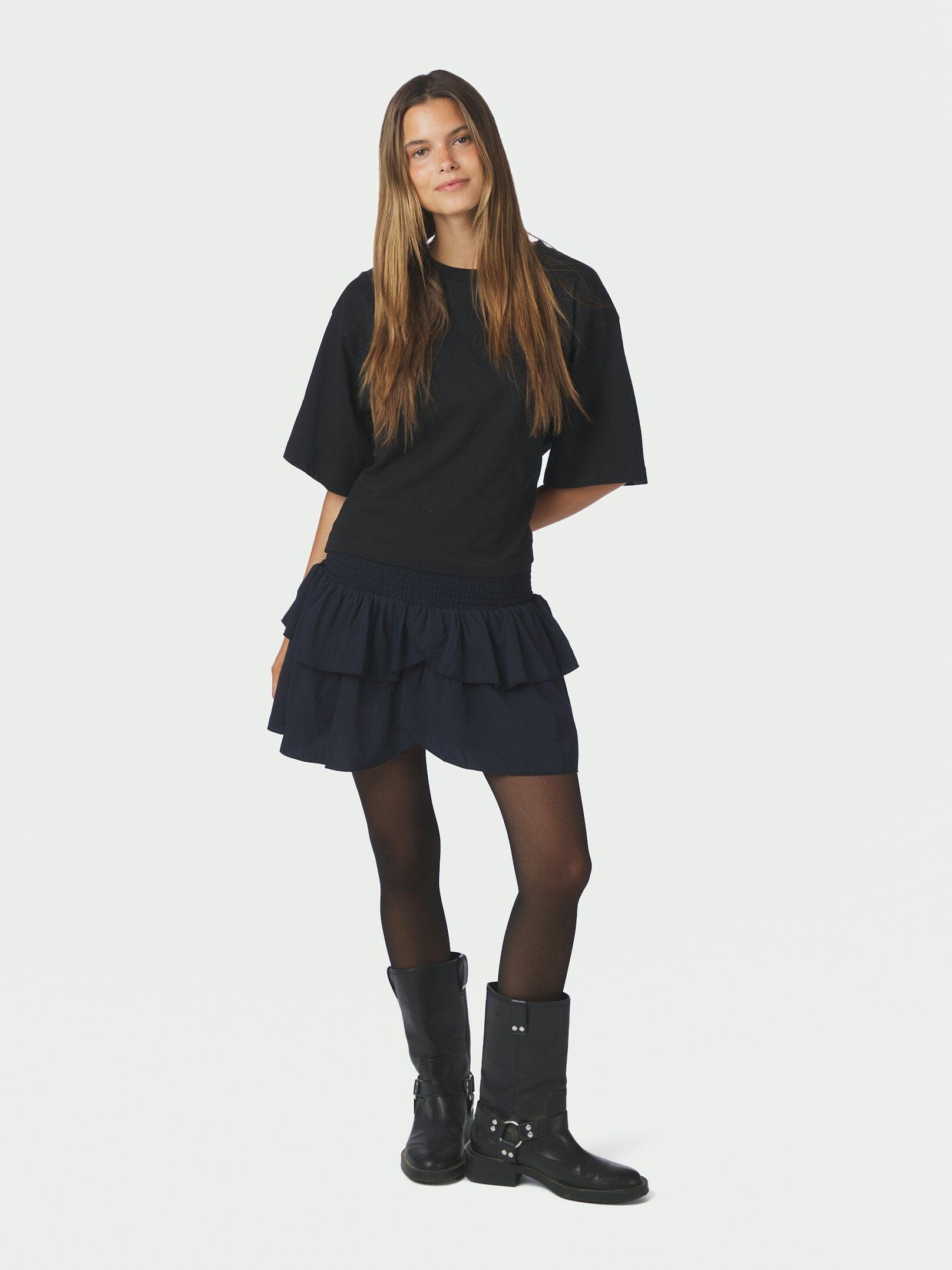 Carin R Skirt - 141 NAVY