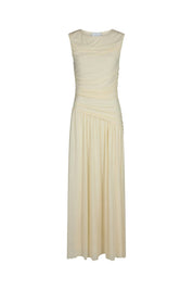 CLUDINE MESH DRESS 191 LIGHT YELLOW