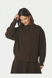 DIONE FLUFFY KNIT CARDIGAN