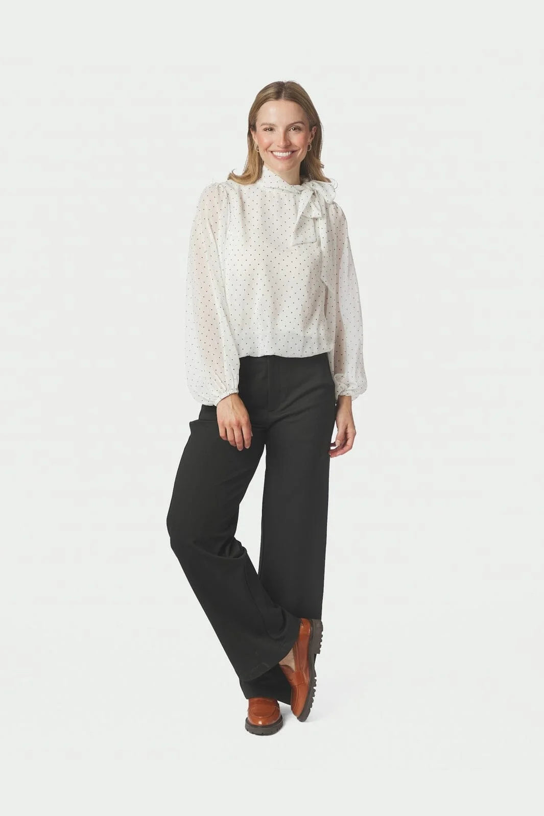 DORELLIE DOT BLOUSE