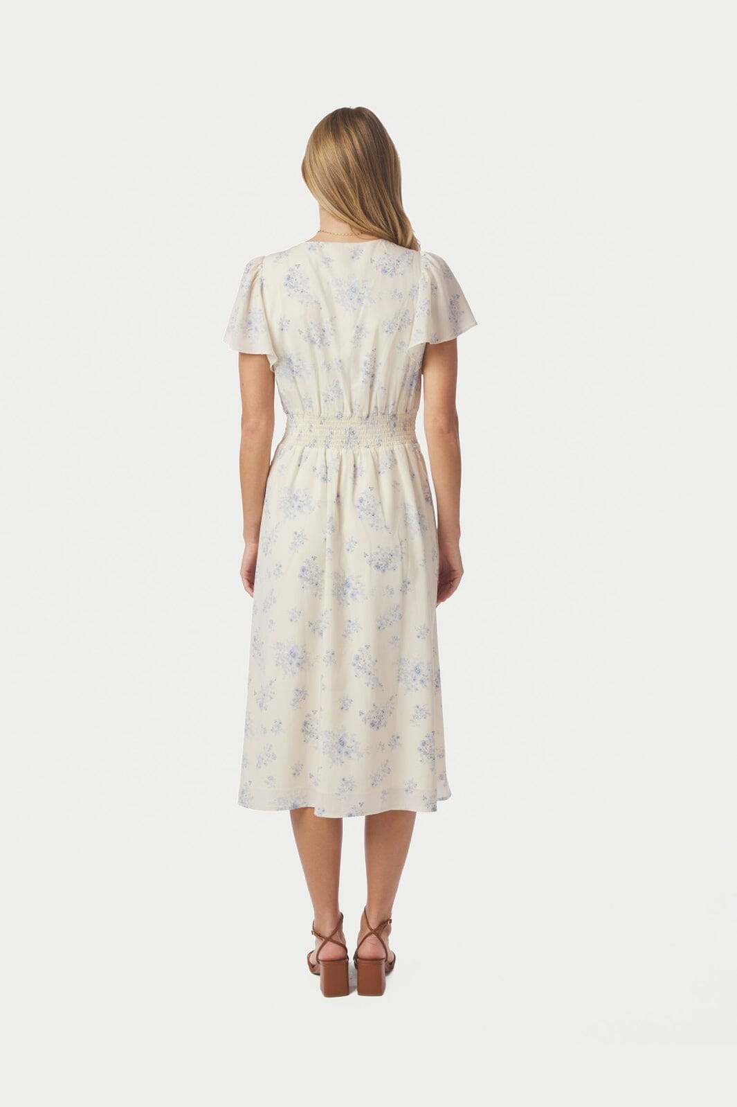 Yara Long Emb Skirt - 120 WHITE