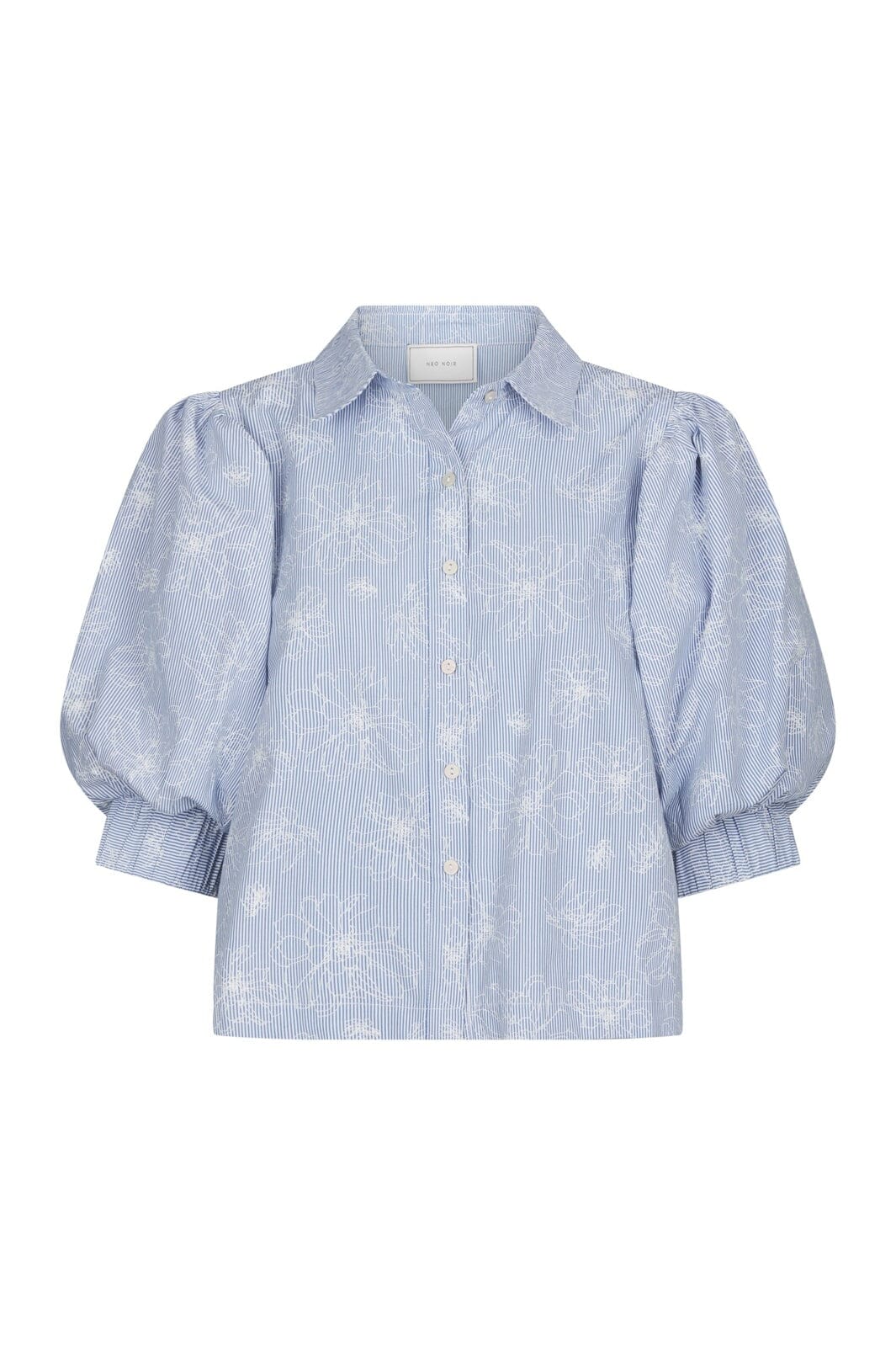 ETTA FLOWER STRIPE SHIRT