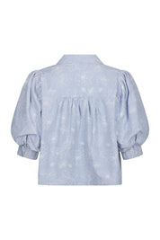 ETTA FLOWER STRIPE SHIRT