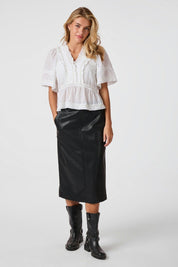 Evienne S Voile Top - 120 WHITE