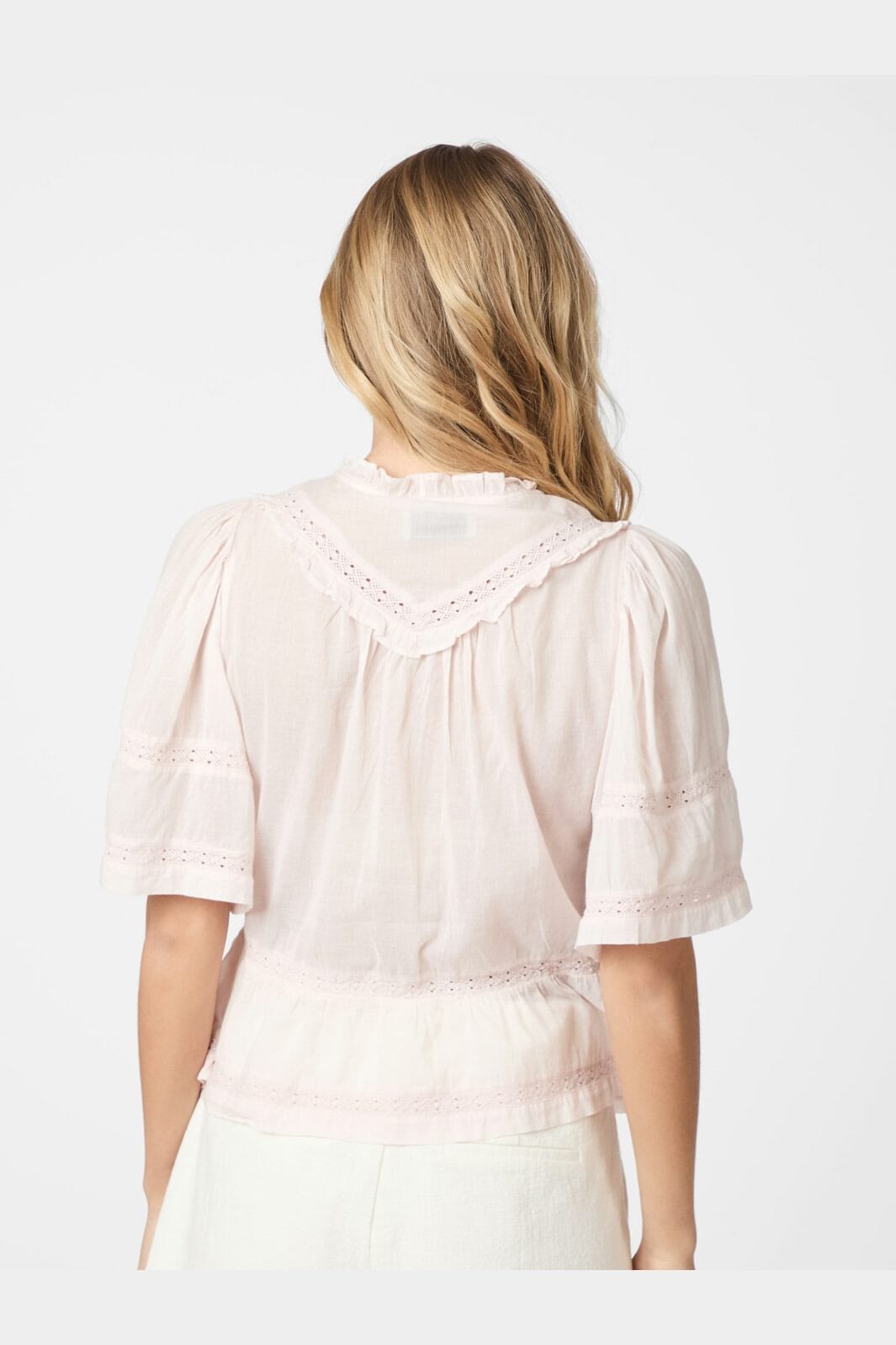 Evienne S Voile Top - 754 LIGHT PINK