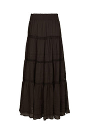 FELICIA S VOILE SKIRT 676 BROWN