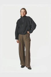 FLORINE WOOL BOMBER JACKET