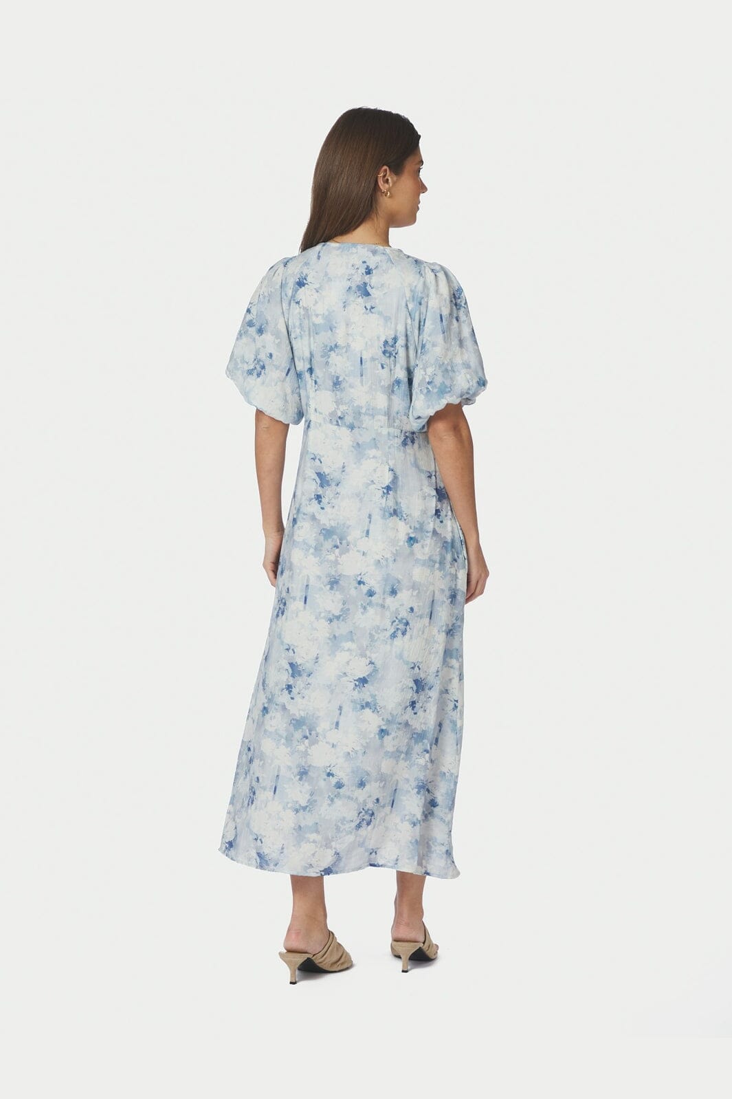 Illana Floral Fusion Dress - 140 BLUE
