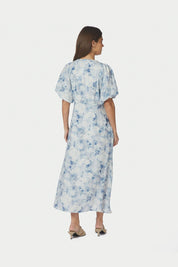 Illana Floral Fusion Dress - 140 BLUE