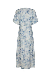 Illana Floral Fusion Dress - 140 BLUE