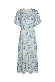 Illana Floral Fusion Dress - 140 BLUE