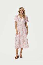 Illana Floral Fusion Dress - 165 ROSE