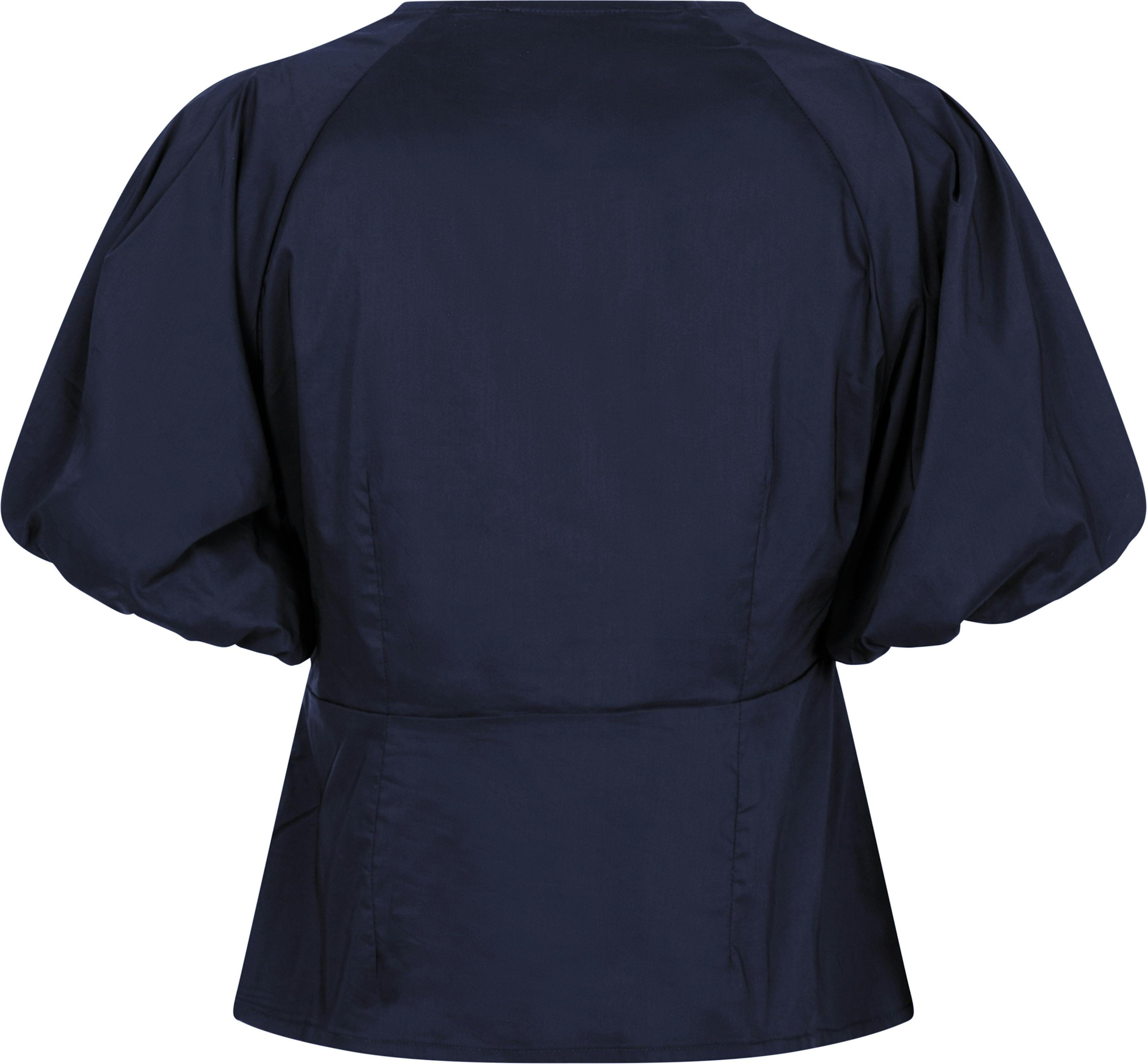 Irina Poplin Blouse 141 NAVY