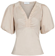 Neo Noir Irina Poplin Blouse