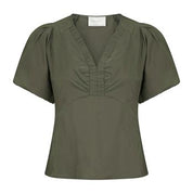Neo Noir Irina Poplin Blouse