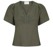 Neo Noir Irina Poplin Blouse