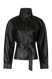 JACLYN FAUX LEATHER JACKET