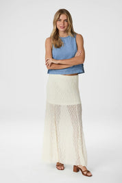 Mariya Lace Skirt - 121 OFF WHITE