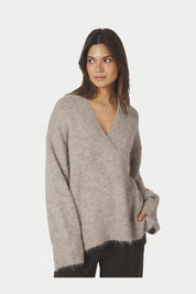 MELLI FLUFFY KNIT BLOUSE