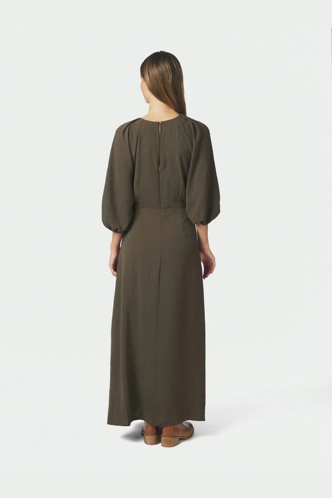 MERIEL STRUCTURE SOLID DRESS
