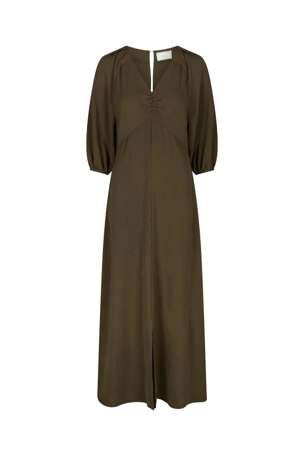 MERIEL STRUCTURE SOLID DRESS