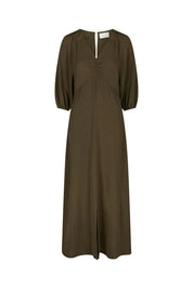 MERIEL STRUCTURE SOLID DRESS