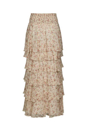 Morris Meadow Printed Skirt - 122 CREAM