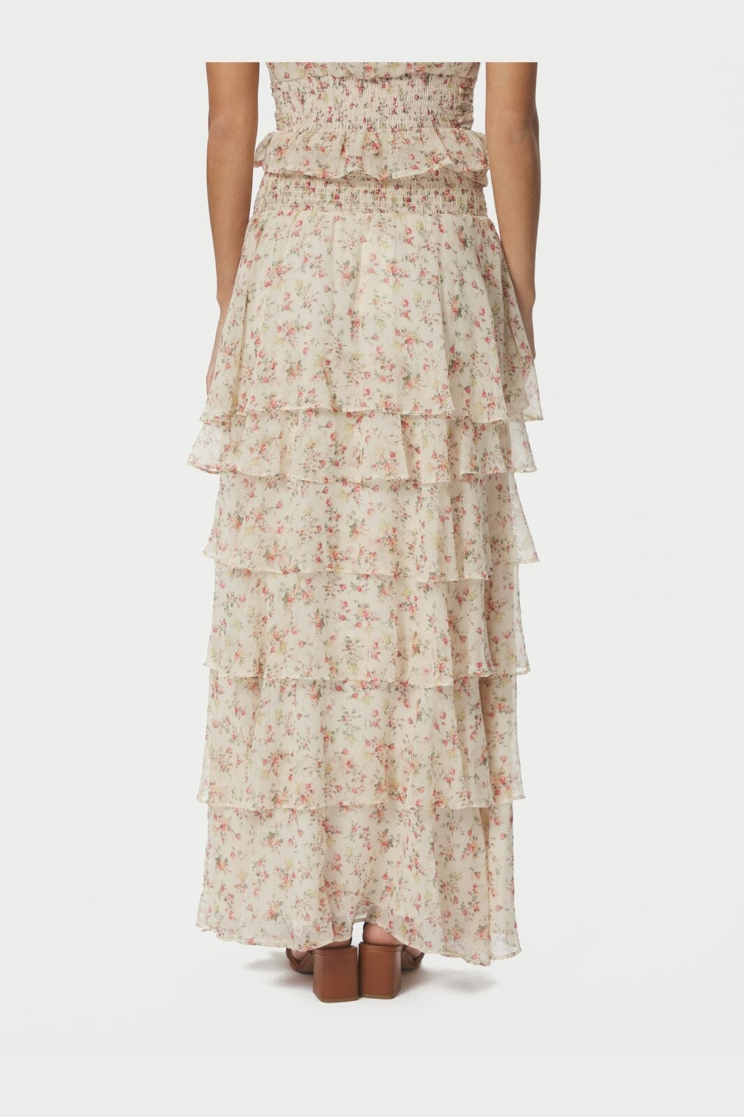 Morris Meadow Printed Skirt - 122 CREAM