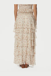 Morris Meadow Printed Skirt - 122 CREAM