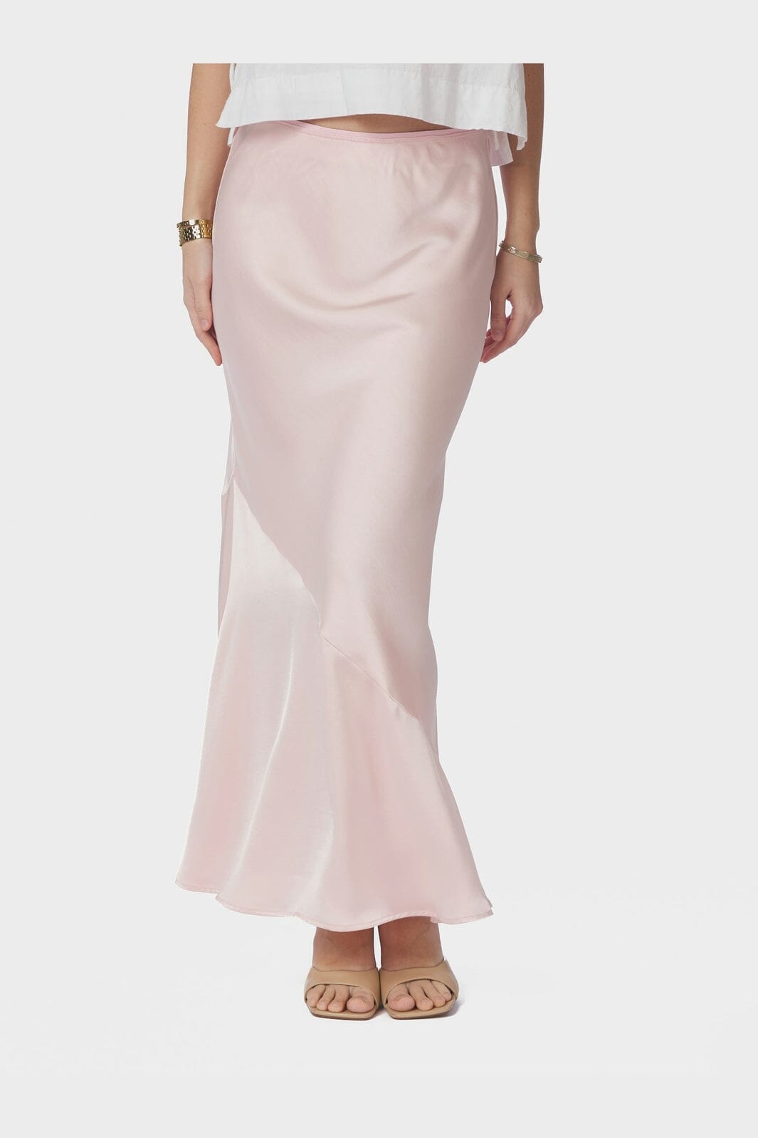 Ninad Heavy Sateen Skirt - 754 LIGHT PINK