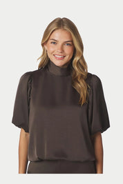 PARISA HEAVY SATEEN BLOUSE