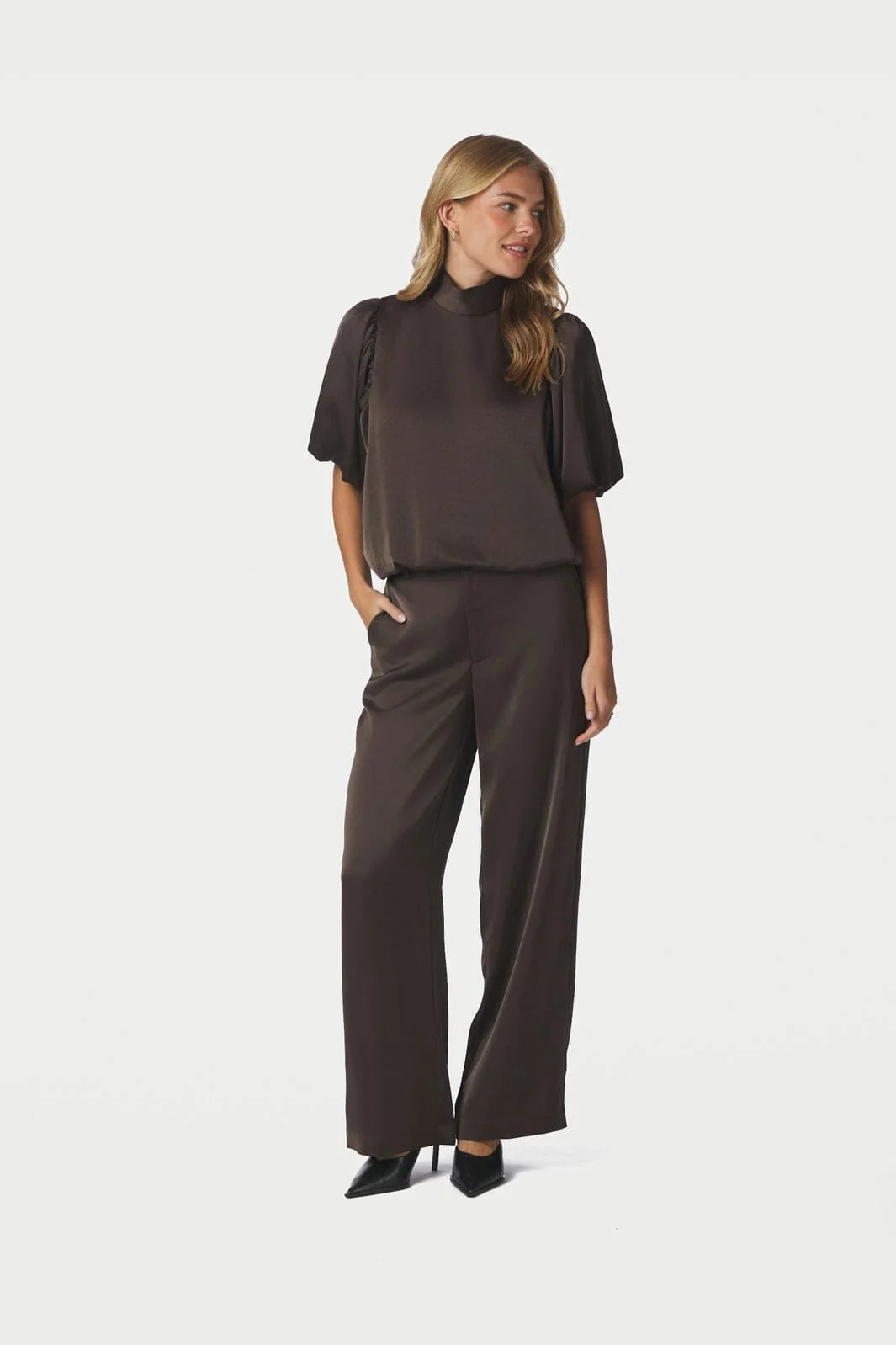 PARISA HEAVY SATEEN BLOUSE