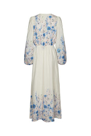 SILFI FLOWER PRINT DRESS 140 BLUE