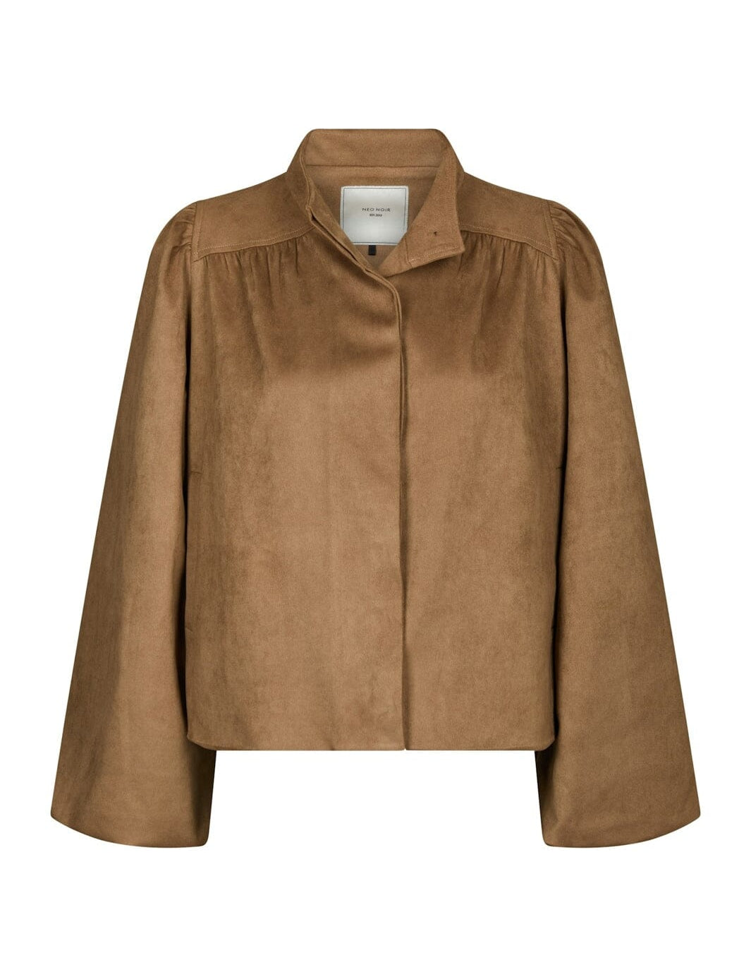 Tirsa Faux Suede Jacket - 604 COGNAC