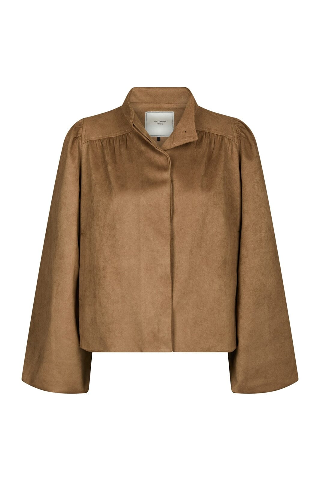 Tirsa Faux Suede Jacket - 604 COGNAC