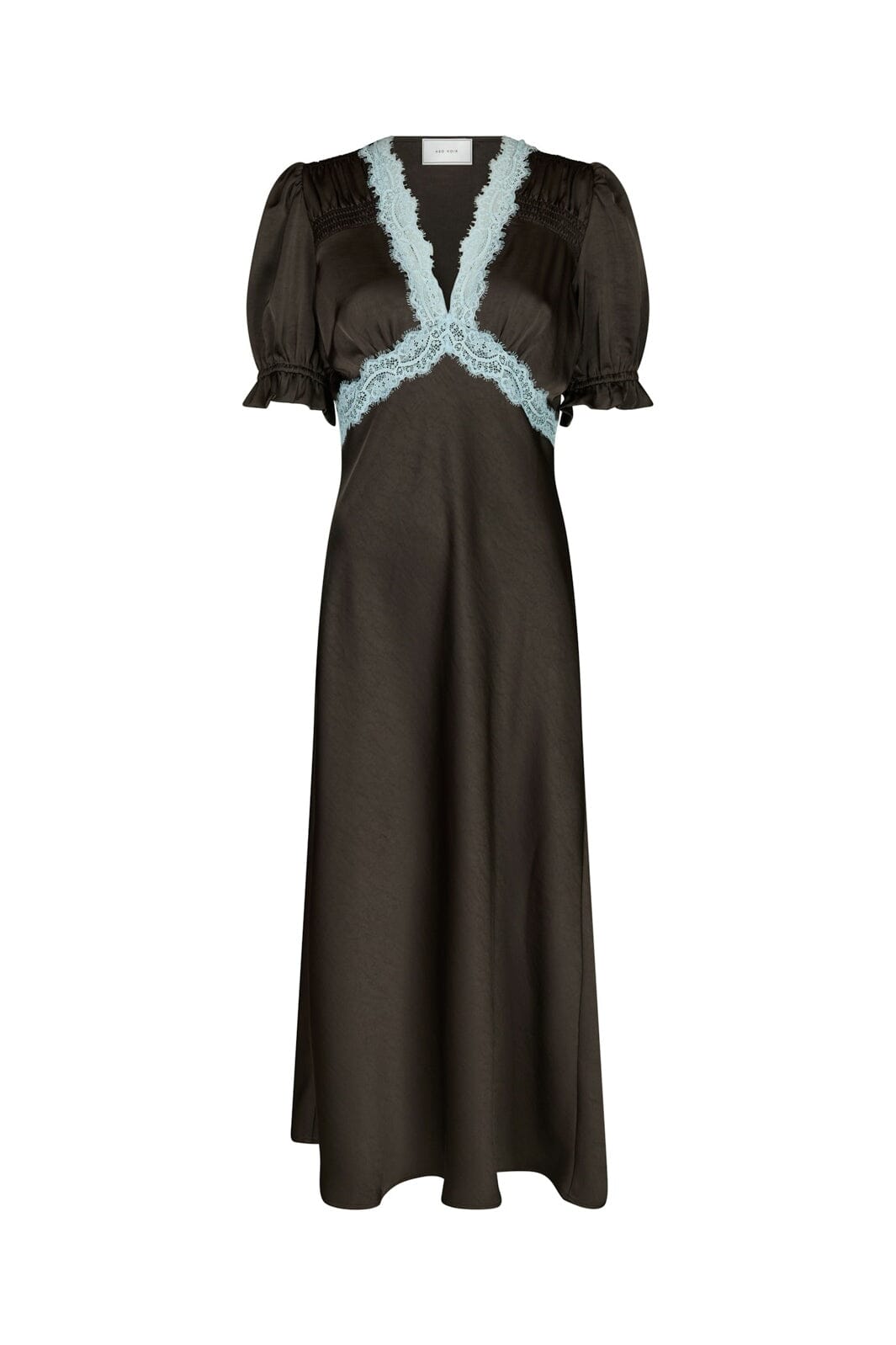 Vipe Lace Maxi Dress - 676 DARK BROWN