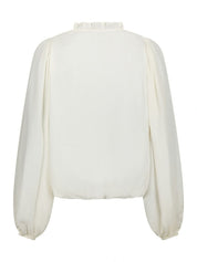VIVETTE WOVEN BLOUSE 121 OFF WHITE