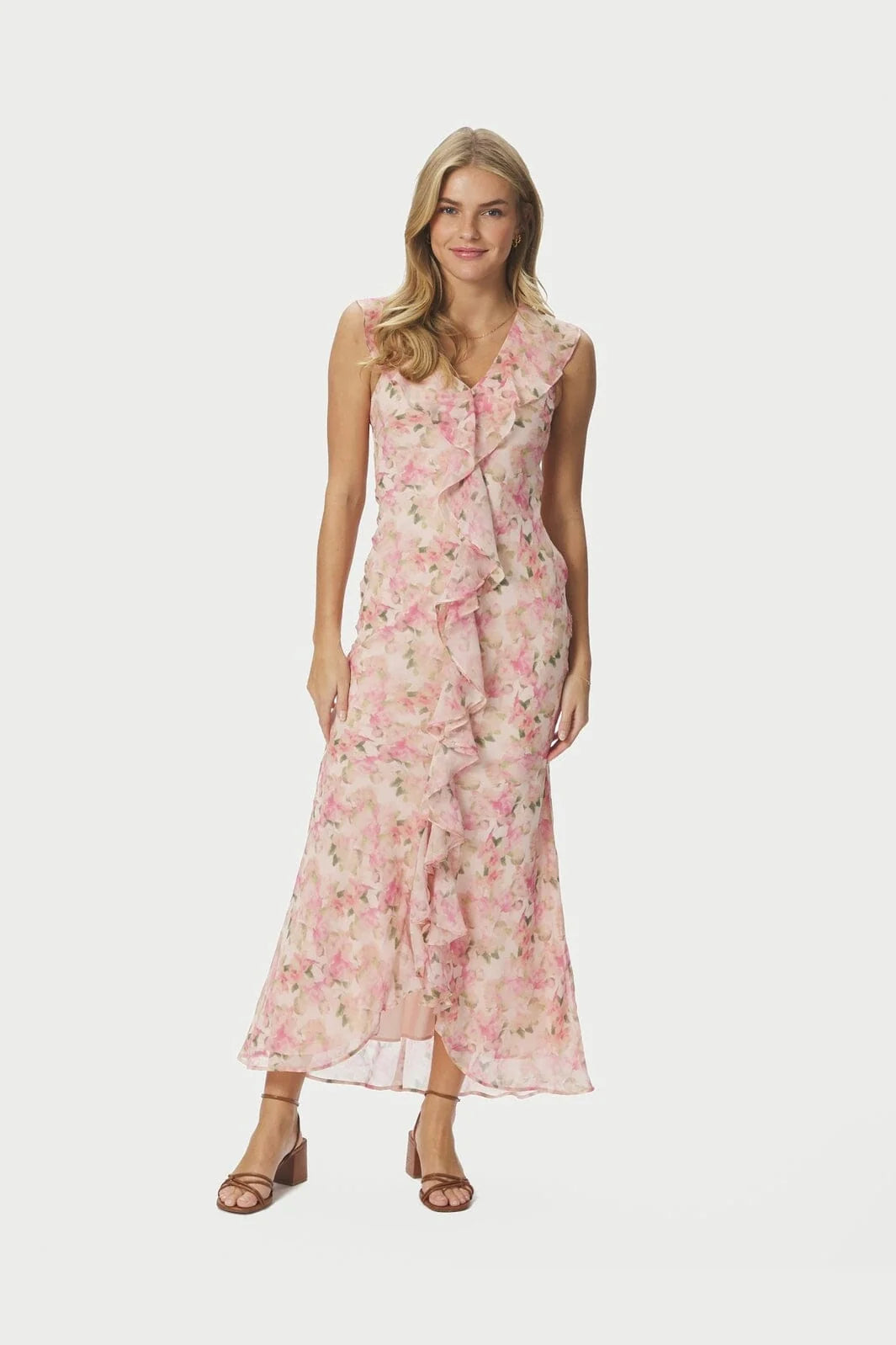 ZELLA CHIFFON PRINT DRESS
