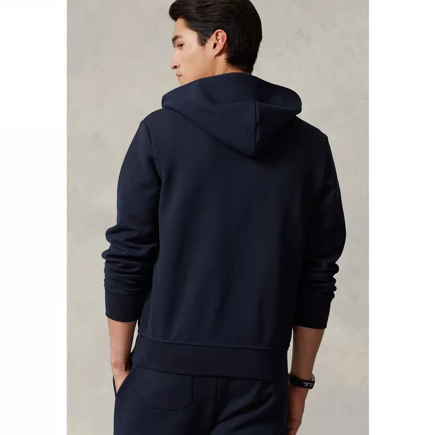 DOUBLE-KNIT FULL-ZIP HOODIE