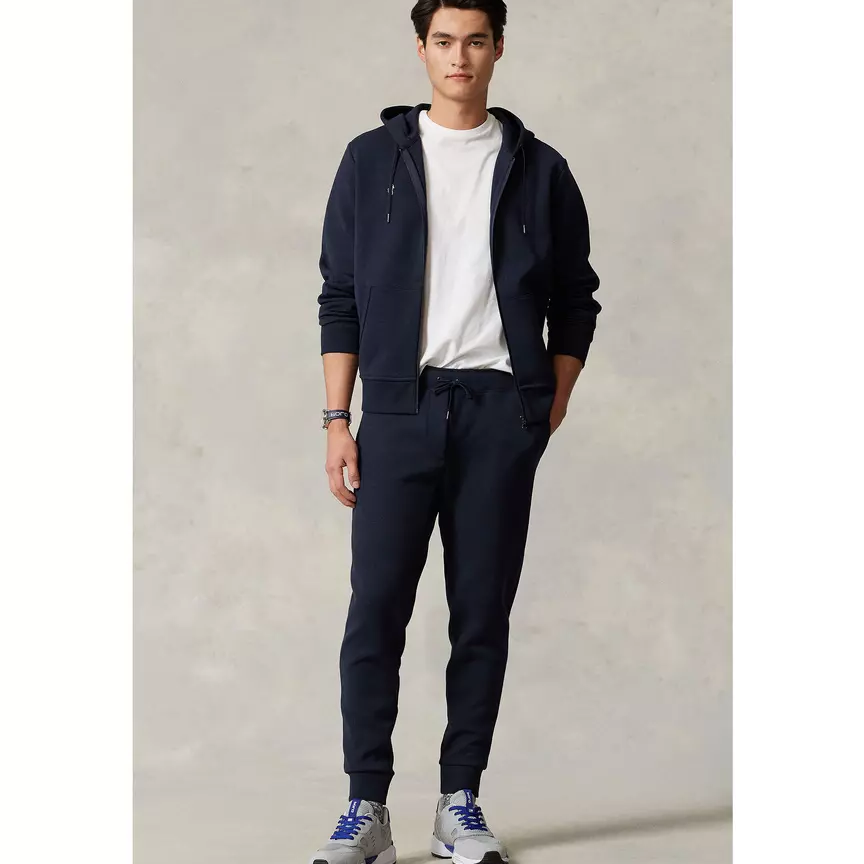 DOUBLE-KNIT FULL-ZIP HOODIE