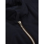 VEST ZIP ALCANTARA DETAILS WOOL