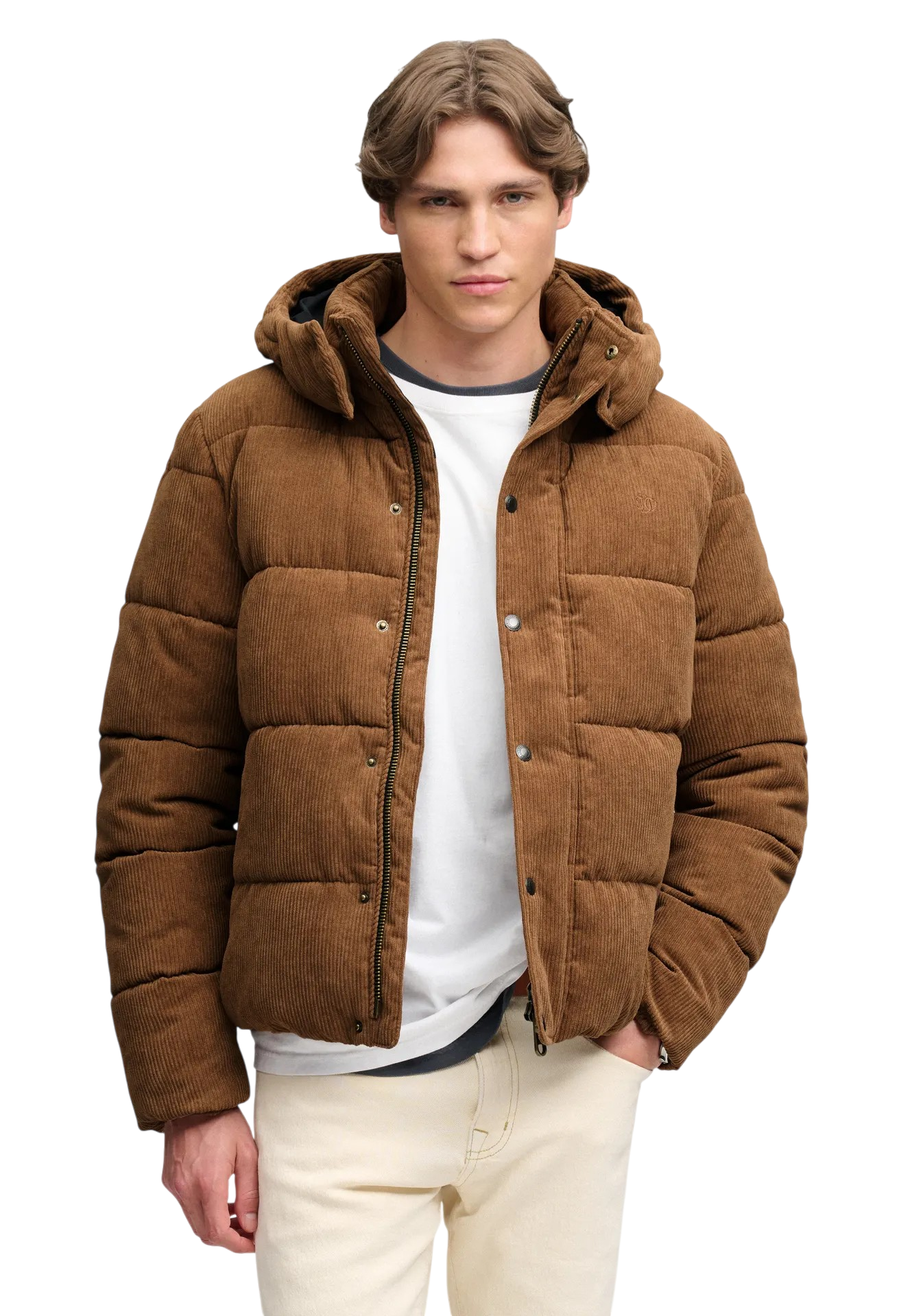 PREMIUM HOOD CORD PUFFER JACKET