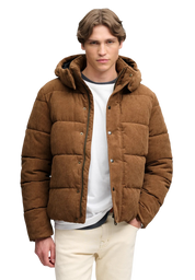 PREMIUM HOOD CORD PUFFER JACKET